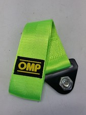 Quality GREEN, Race Car OMP Style Tow Strap, Car Modification,Track Day Styling
