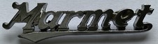 MARMET - Vintage Name Body Badge Logo for Coach Built Pram Very Old Stock