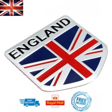 ENGLAND Shield 3D Car Boot Badge GB Union Jack Emblem Decal Decor Sticker UK 