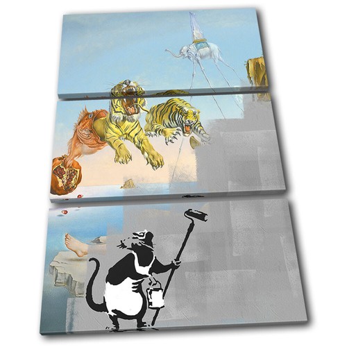 Salvador dali banksy - banksy, delete