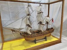 Model of HMS Bounty in Display Case
