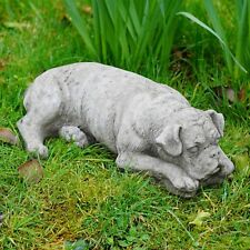 Boxer Dog Stone Statue |