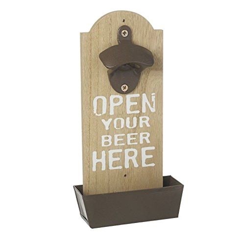 Wall mounted beer bottle - mounted,