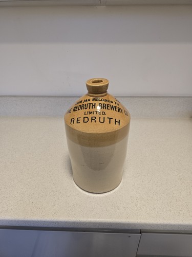 Antique stoneware flagon - antique,