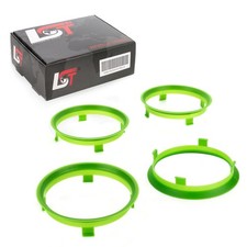 4x Centering Rings Green for
