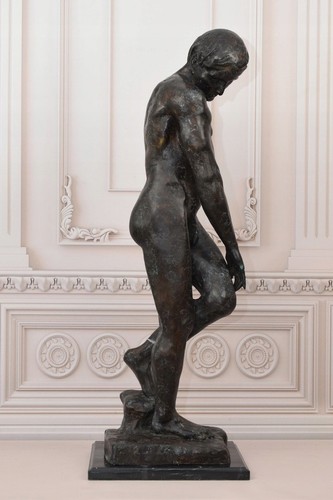 Adam bronze statue auguste - adam,