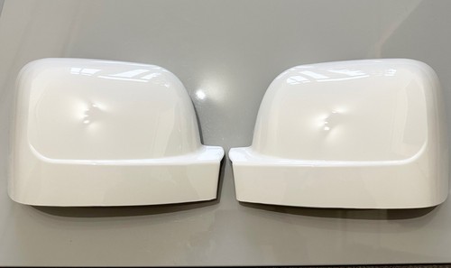 Gloss white wing mirror covers - white,