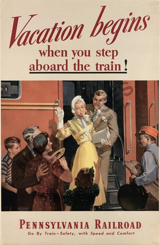 Pennsylvania railroad vacation - railroad,