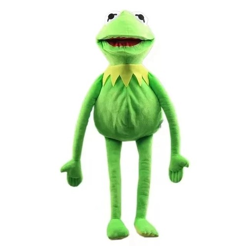 Frog plush hand puppet - hand,