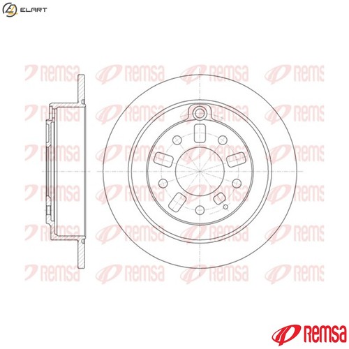 Brake disc 6923 - 2x,