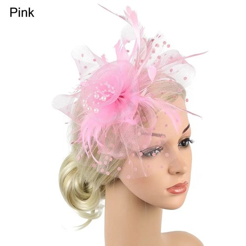 Large wedding fascinator - large,