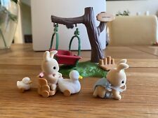 Sylvanian Families - 3025 Baby Playground Swing Set And Baby Rabbits