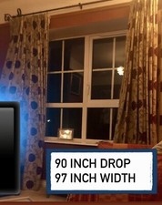 Bespoke Lined curtains (pencil pleat)