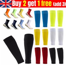 Non Slip Football Socks Soccer Hockey Rugby Leg Sleeve Calf Compression Socks