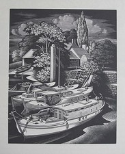 MACKLEY BOAT BOATS BARGE Print
