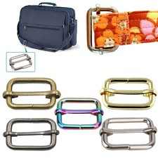 Metal Slider Buckle Sliding for Webbing Belt Straps Backpacks 25mm Adjustable