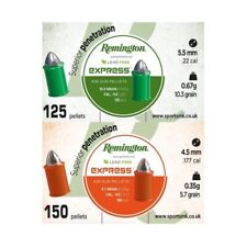 Remington Pointed Lead Free PROMETHEUS Pellets .177 .22 Hunting Pistol Rifle