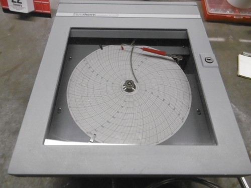 Rototherm chart recorder with - chart,