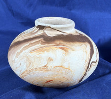 Vintage nemadji pottery vase - vintage,