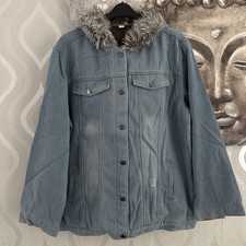 Trendy Pale Blue Denim Faux