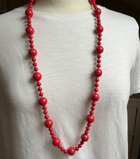 Chunky Necklace Striking Red