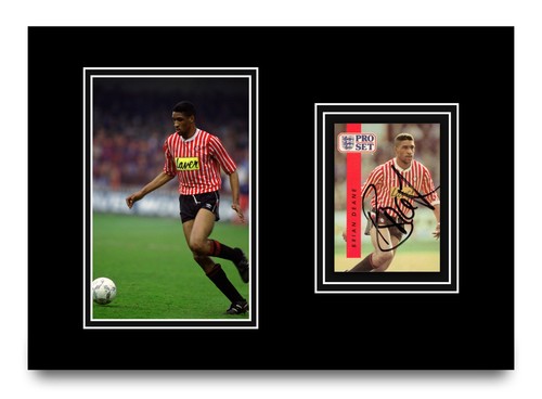 Brian deane signed auto - signed,