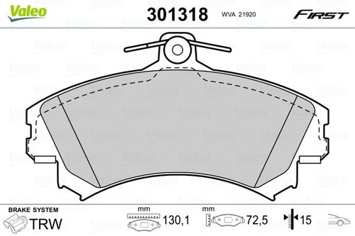 301318 front axle - axle, brake