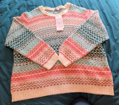 Size nordic style fair isle - 22,
