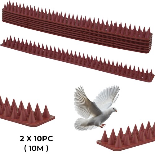10m wall fence - fence, spikes