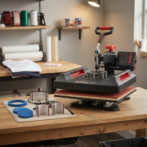 Heat press machine - press, 8-in-1