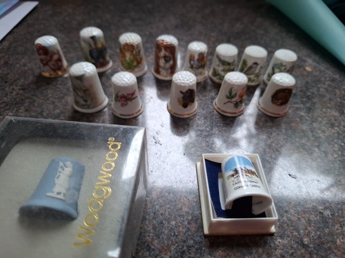 Ceramic thimbles wedgewood - 15,