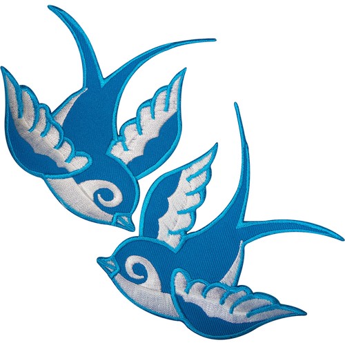 Pair turquoise blue white - turquoise,