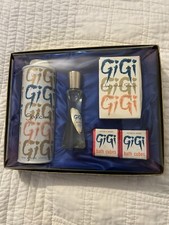 Vintage GiGi Perfume And Bath Set - Talc Soap Bath Cubes- Potter & Moore