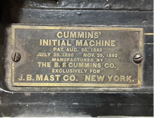 Antique cummins initial - antique,