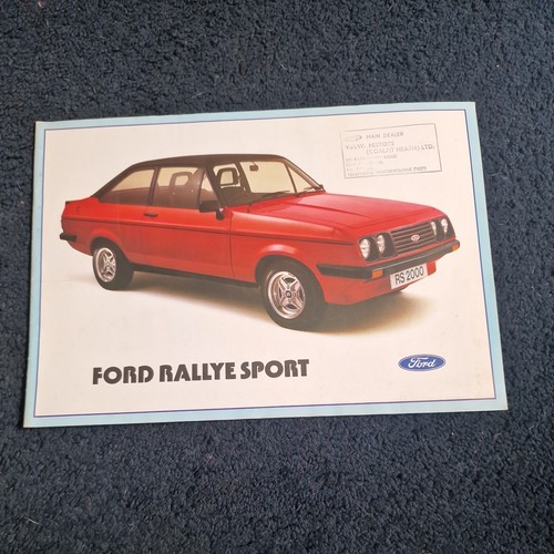 Ford rallye sport escort mk2 - sport,