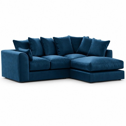 Plush velvet sectional - plush,