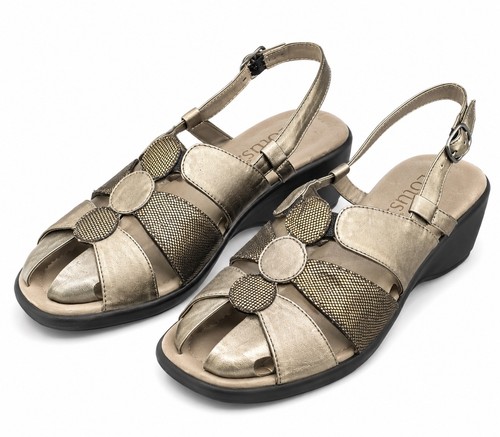 Lotus womens metallic pewter - lotus,