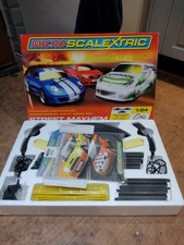 Micro Scalextric Set - Street  Mayhem -  Boxed - with 3 Cars
