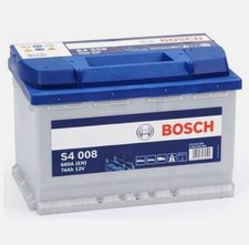 BOSCH S4 008 Heavy Duty Calcium Battery S4008 / E11 / 096 Type 74ah 4YR WARRANTY