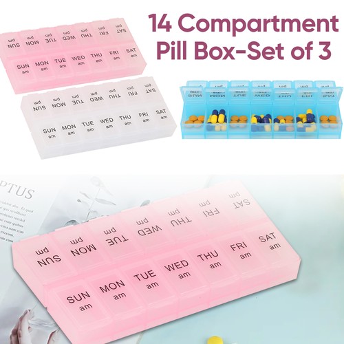 Pack pill box day am - 3-pack,