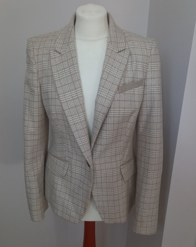 Next ladies check blazer size - next,