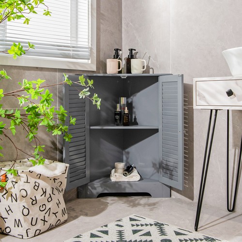 Corner storage cupboard - cupboard, w/