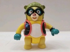 ®️ Special Agent OSO Yellow Panda Bear Pilot Figure (Disney) - Fast Shipping -