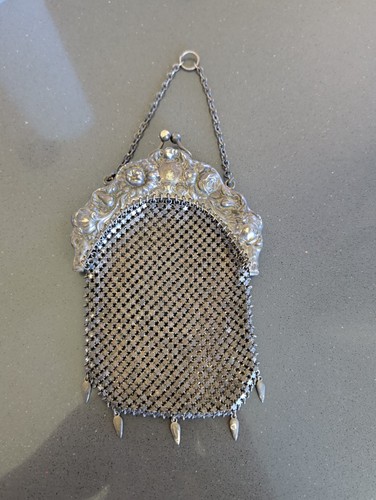 Antique german silver floral - antique,