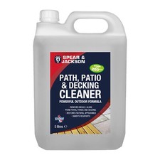 Patio Cleaner Concentrate 5L Spear & Jackson Fencing Driveway Decking Paving