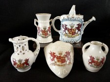 Crested China x5 all with ARMS