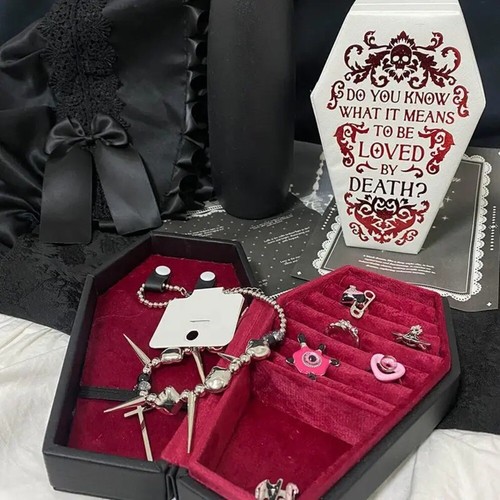 Jewelry organizer coffin - organizer,