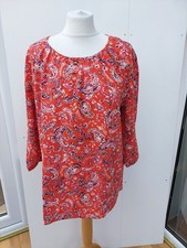 Kim & Co Size XL Top Paisley