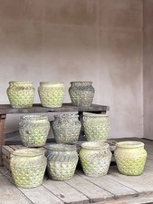 Stone planters vintage - stone,