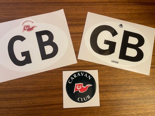 Vintage caravan club stickers - vintage,
